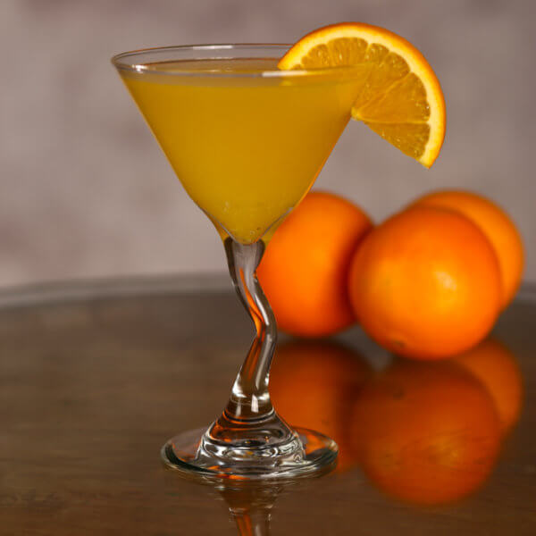 Orange Corkscrew Martini
