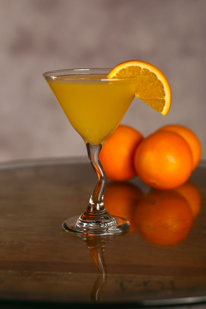 Cork 'N Barrel Bar and Grill Orange Corkscrew Martini